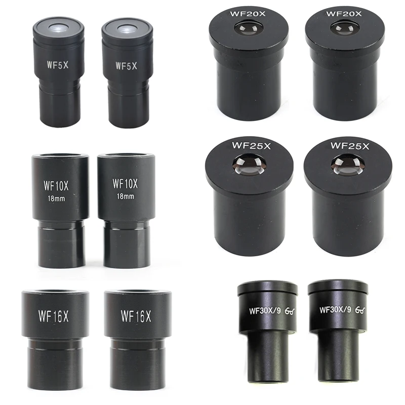 WF5X 10X 16X 20X 25X 30X широкоугольный окуляр для биологического стереомикроскопа монтаж