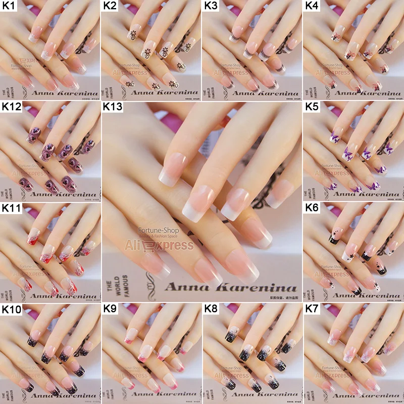 JQ 24 шт./компл. накладные ногти для дизайна ногтей с клейкой лентой полное покрытие