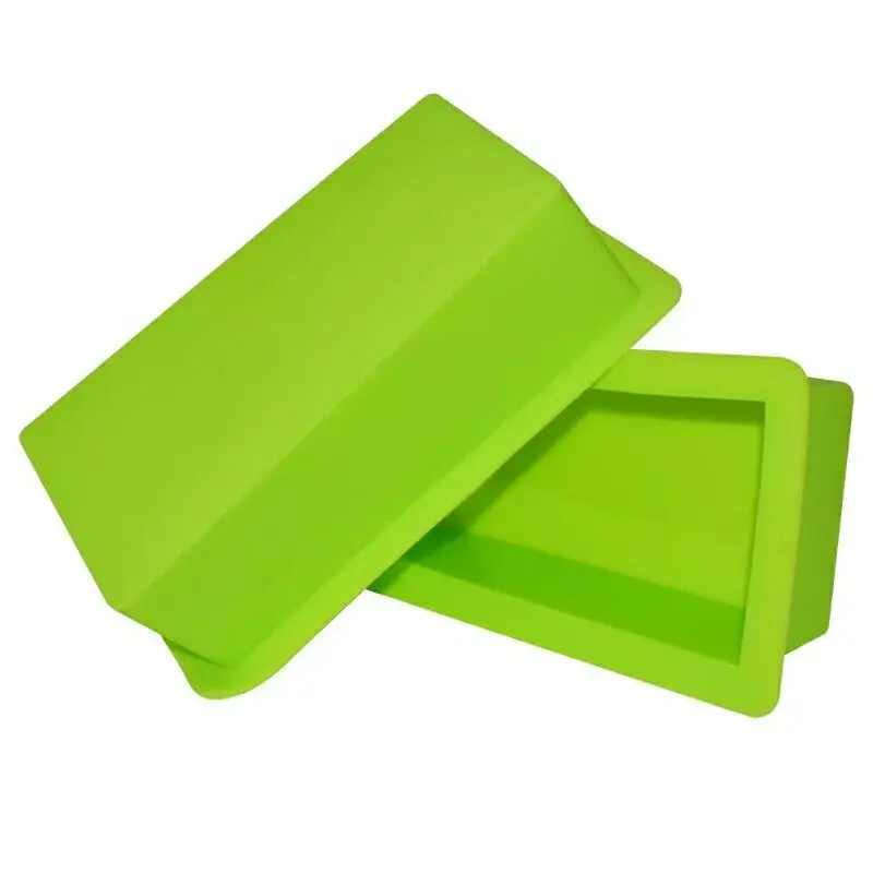 

1 piece 1000ML fashion silicone soap mold flexible rectangular handmade soap making DIY mold accessories