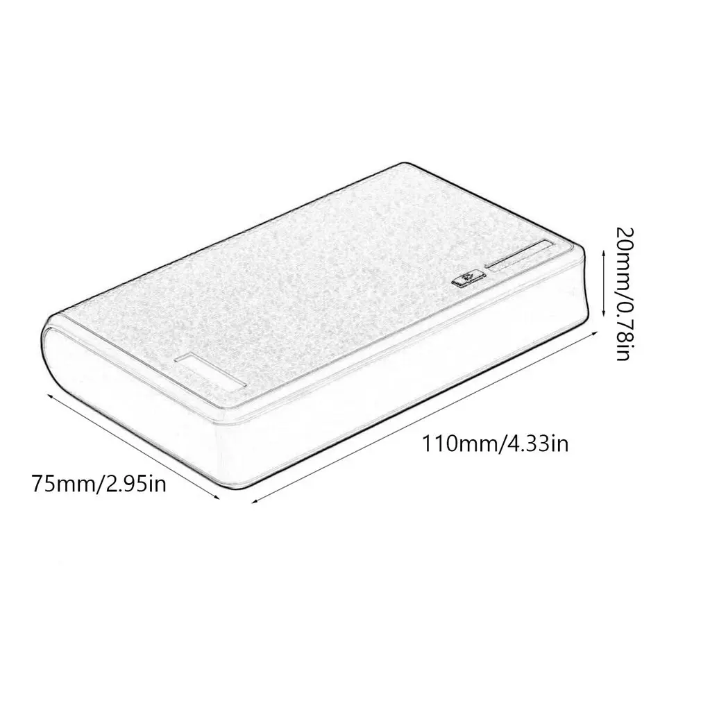 

Large Capacity 10400MAH Size 4*18650 Battery External Power Bank Mobile Phone Battery Charger Suitable For Cell phone