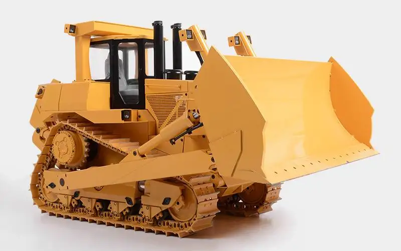 Günstig Junge Geschenk Spielzeug 1/14 Metall Fernbedienung Hydraulische Bulldozer Modell Radlader RC Hydraulische Modell Engineering Fahrzeug