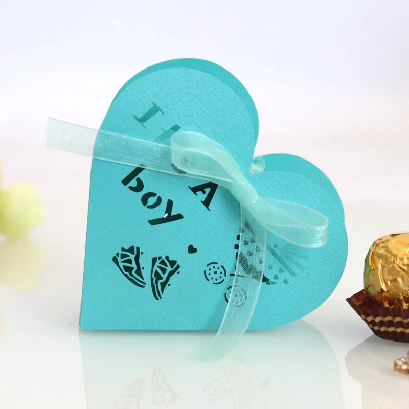 10 шт. Подарочная коробка для конфет с лазерной резкой|Подарочные сумки и