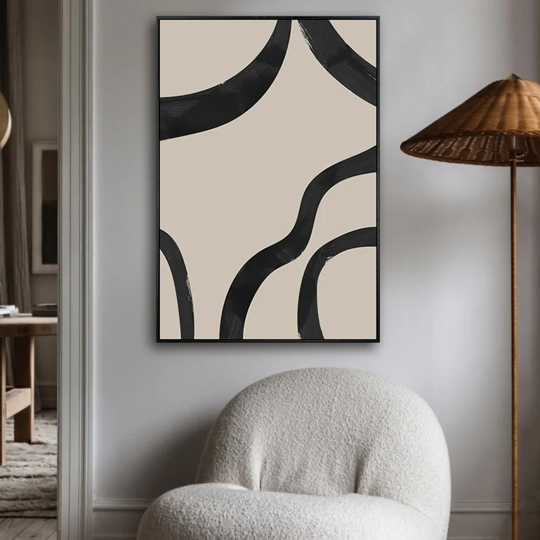 Goedkoop Grote Nordic Art Schilderijen Abstract Woonkamer Vintage Nightmare Kamer Poster Kwaliteit Esthetische Affiche Kamer Decoratie BY50PA
