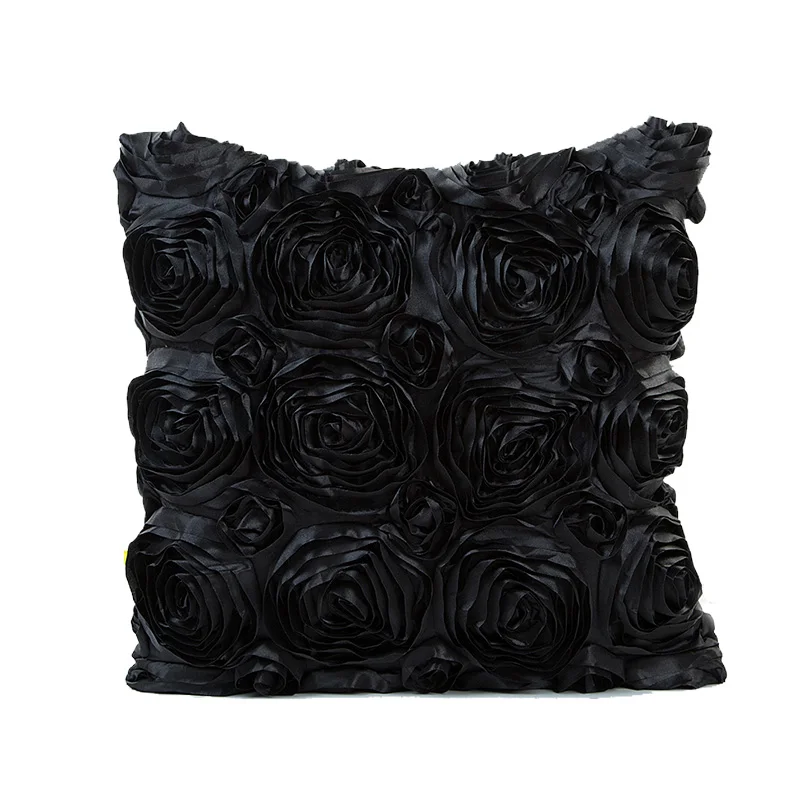 cushion cover1 Супер большие цветочные украшения, красные зеленые чехлы для подушек 40x40 см, без внутреннего дивана, декоративная подушка, наволочки для подушек, домашний dec X118 - Цвет: cushion cover1