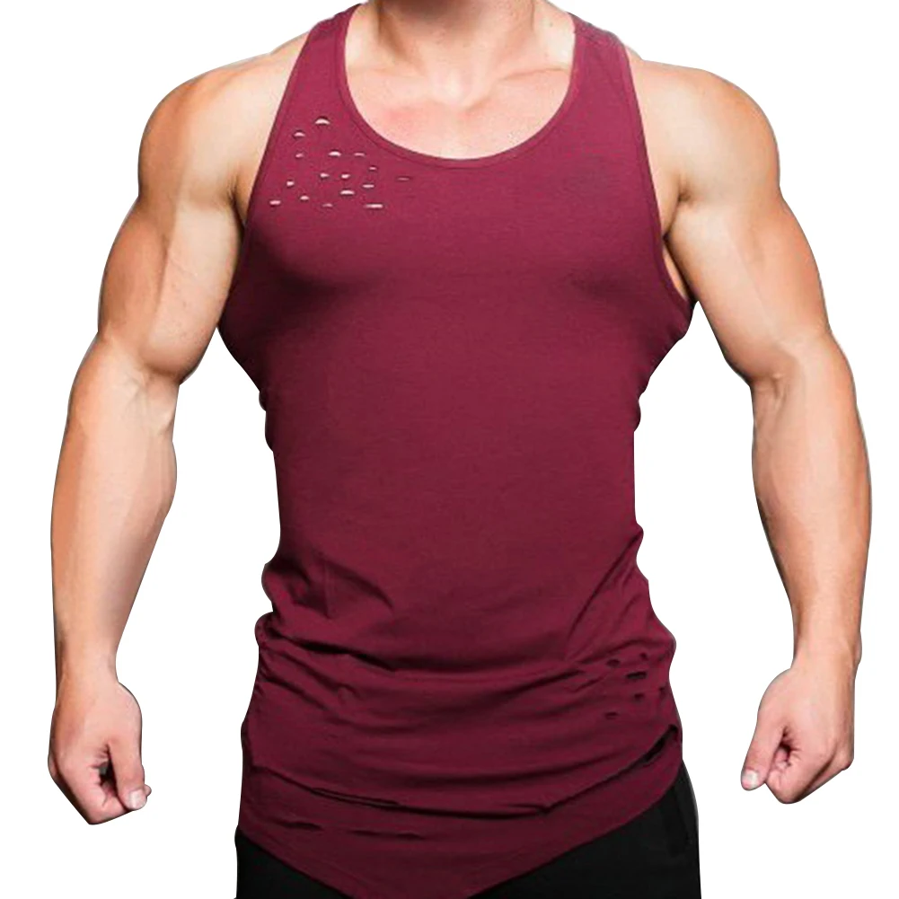 Майка мужская летняя без рукавов топ для бодибилдинга спортивный жилет