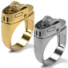 Европейский и американский стиль панк 2021 Новинка Лидер продаж Гальваническое кольцо из СПЛАВА ЗАЖИГАЛКА мужское кольцо для вечеринок Бесплатная доставка