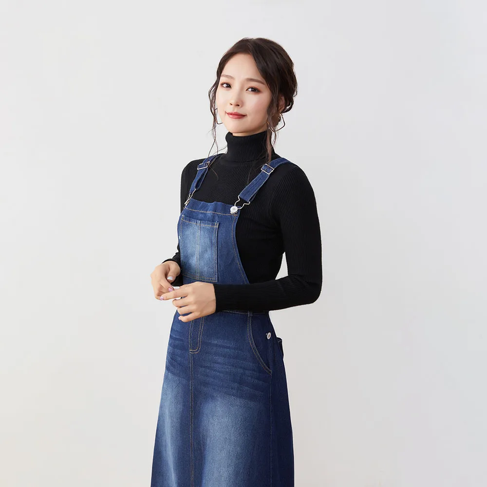 

Women Denim Blue Strap Dress Plain Japan Korean Style Girls Sleeveless Casual Dresses OL Summer Spring Leisure Robes Vestidos