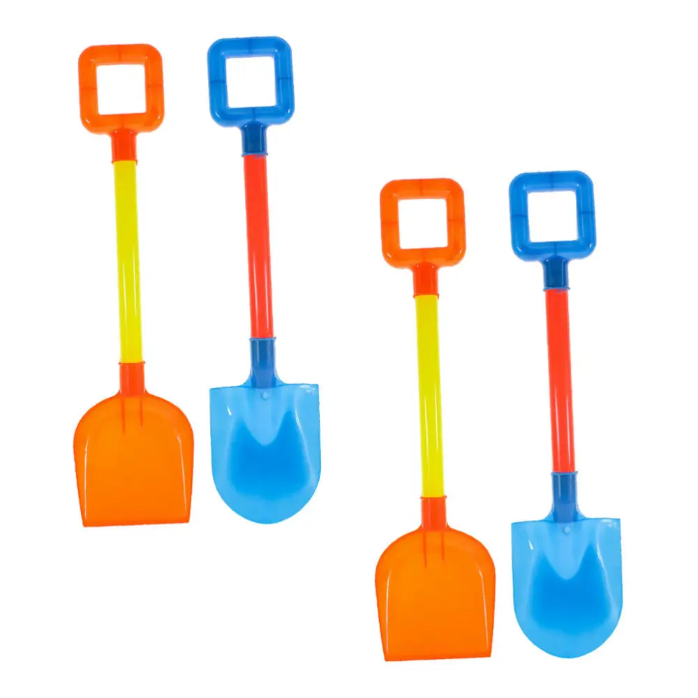 

8pcs Pointed and Flat Heads Sand Shovels Beach Toy Children Playing Sand Toy