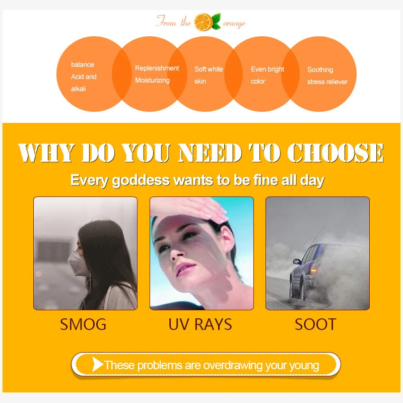 30 мл чистый витамин C гиалуроновой кислотой Сыворотки уход за кожей лица против