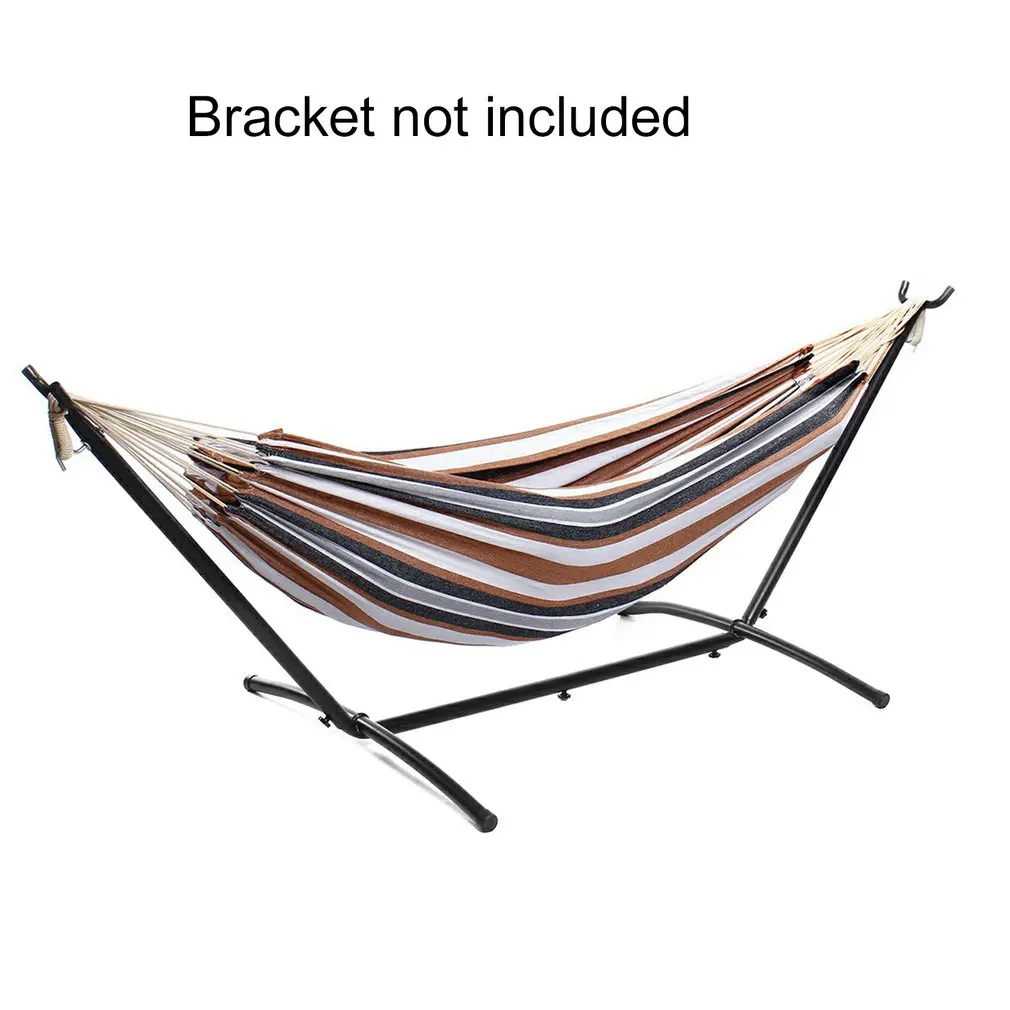 

Camping Pure Double Hammocks Canvas Tassel Sleeping Outdoor Backyard Swing Beds for Home Garden Laying Accessories