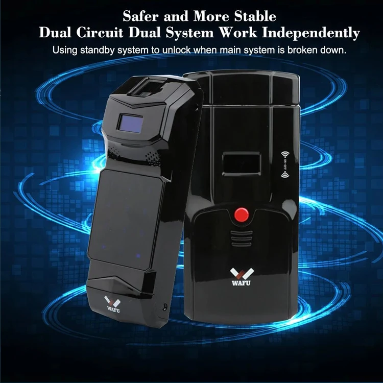 Умный Невидимый Дистанционный Замок со сканером отпечатков пальцев