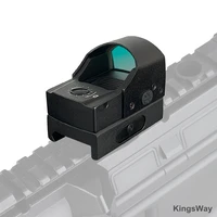 tactical mini 1x red dot sight reflex sight with rail mount for airsoft hunting accessories