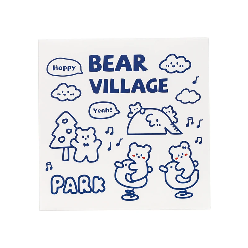 OENY 100 шт. Kawaii Bear Series журнал декоративные ПВХ наклейки s Скрапбукинг Стик этикетка