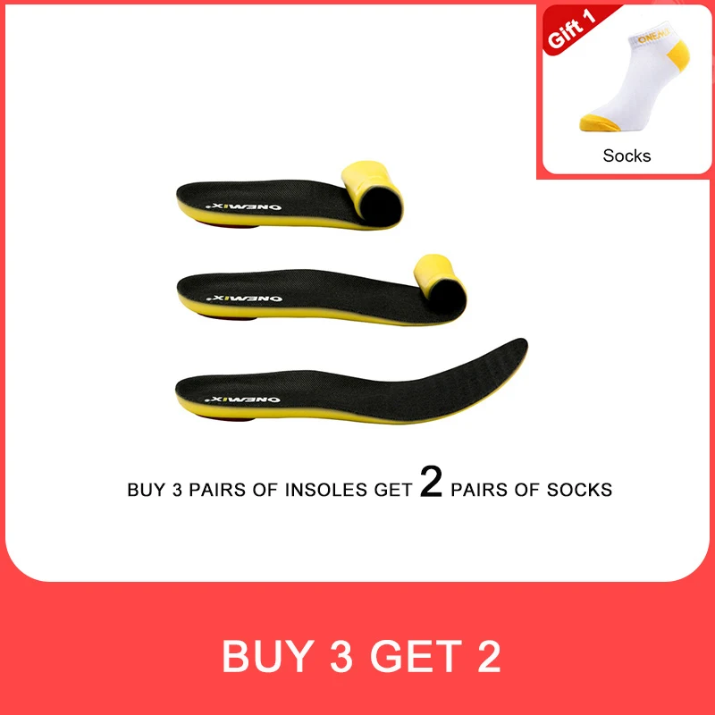 Buy 3 Get 2 onemix men& women Deodorant insoles shock absorption comfortable soft insole health insert shoes pads massage pads foot care - Цвет: Buy 3 Get 2