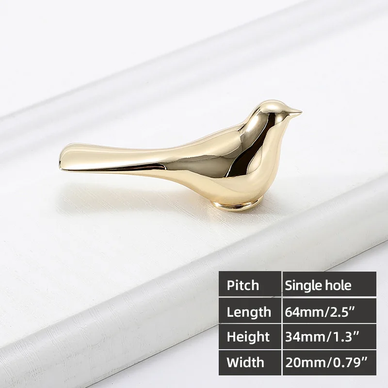 

Золотые ручки для шкафов Smernit