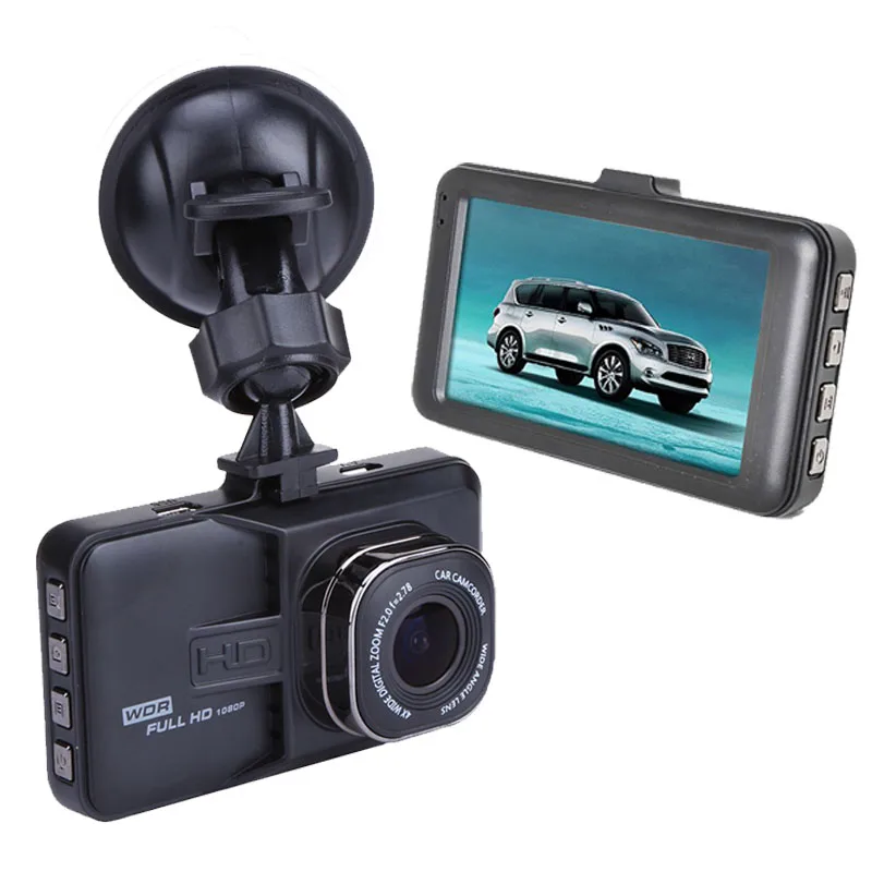 Автомобильный видеорегистратор Mini 3 0 с двумя объективами 1080P Full HD g-сенсор ночное