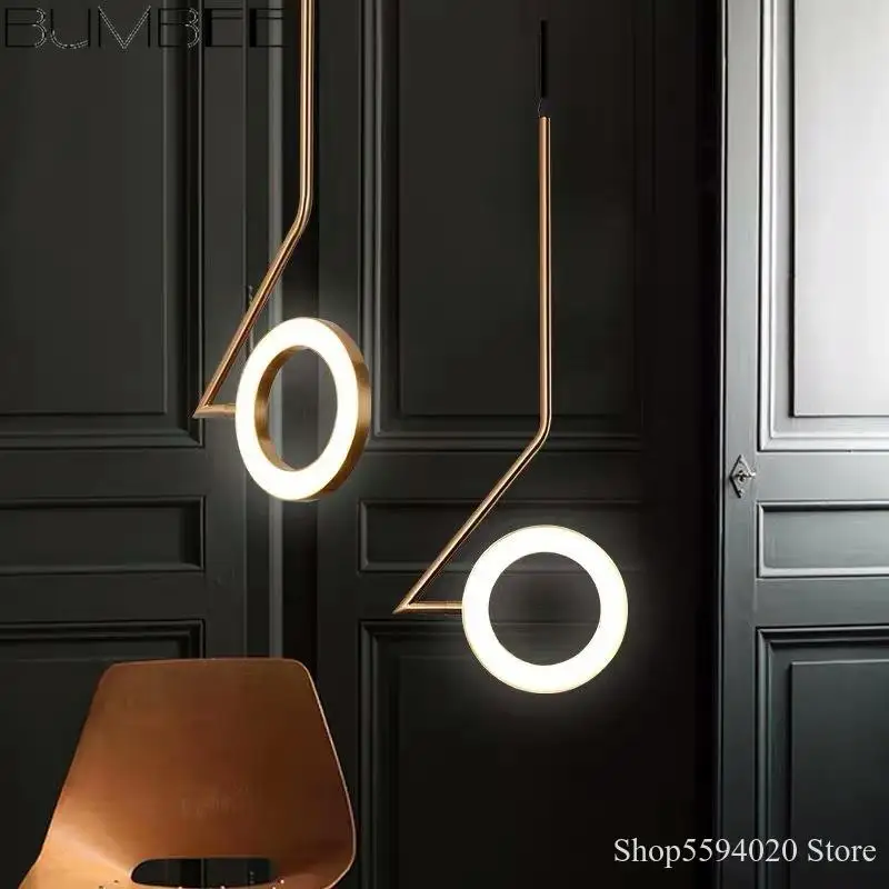 Скандинавские Алюминиевые кольца светодиодный подвесной светильник s офисная