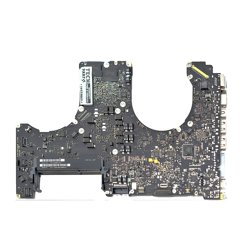 Оригинальная материнская плата A1286 820-2850-A/B 820-2915-A/B 820-3330-B для MacBook Pro 15 &quotлогическая