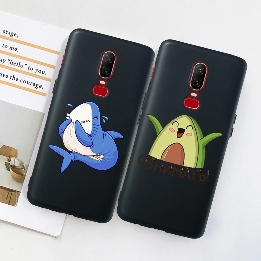 Мультфильм Симпатичные Фрукты авокадо принципиально для Oneplus 7 Pro Чехол 6 5