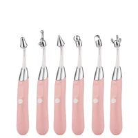 6 in 1 beauty bar electric face eye nose body joint massager anti wrinkle facial skin lifting tightening body massage stick tool