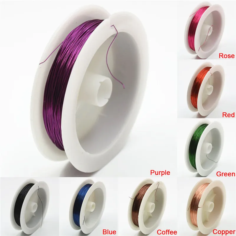 

1 Roll Soft Sturdy Alloy Copper Wire DIY Craft Beading Wire Fashion Jewelry Making Cord String 0.3mm*10m