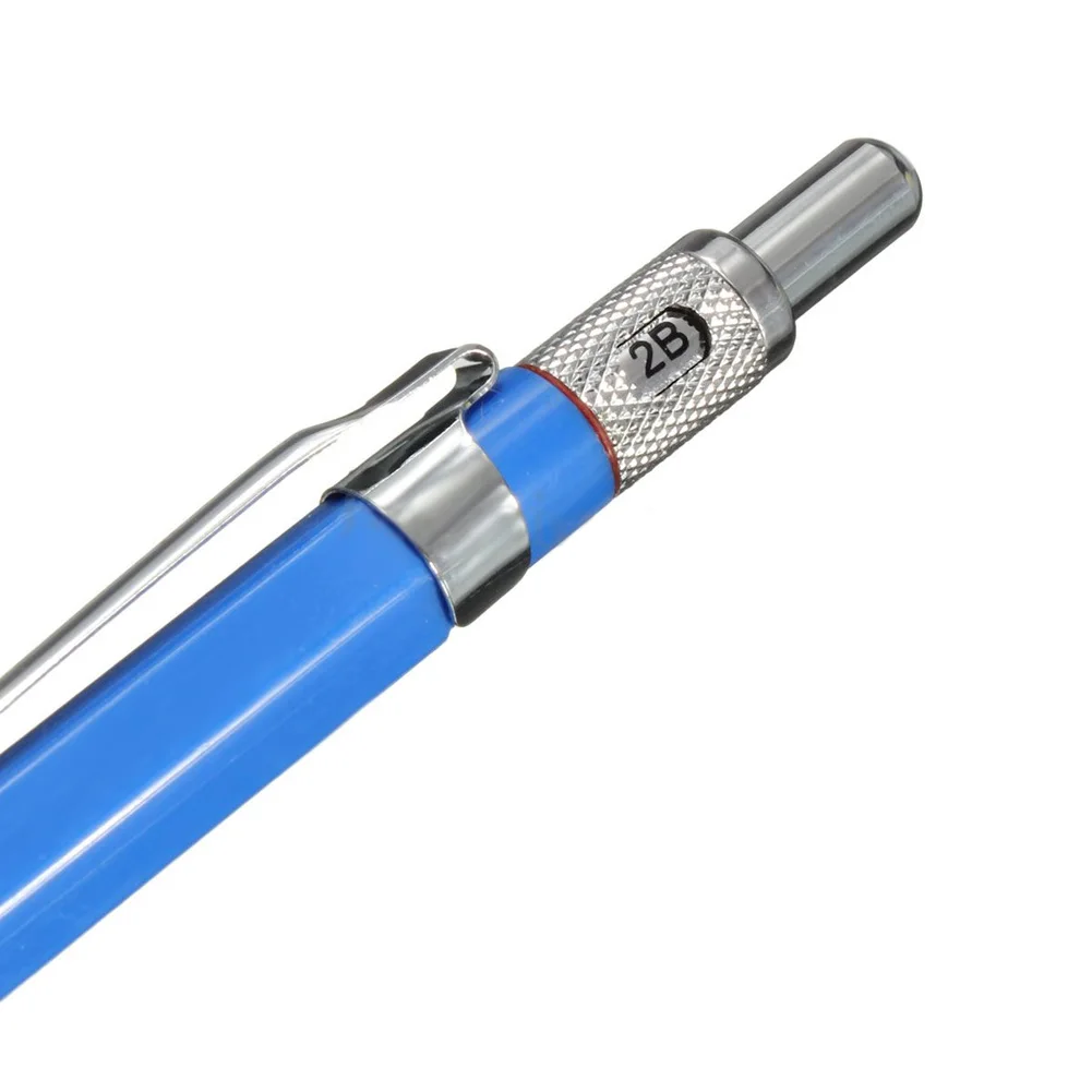 Карандаш механический в наборе 1 набор металлический карандаш + 12 стержней 2 0 мм 2B