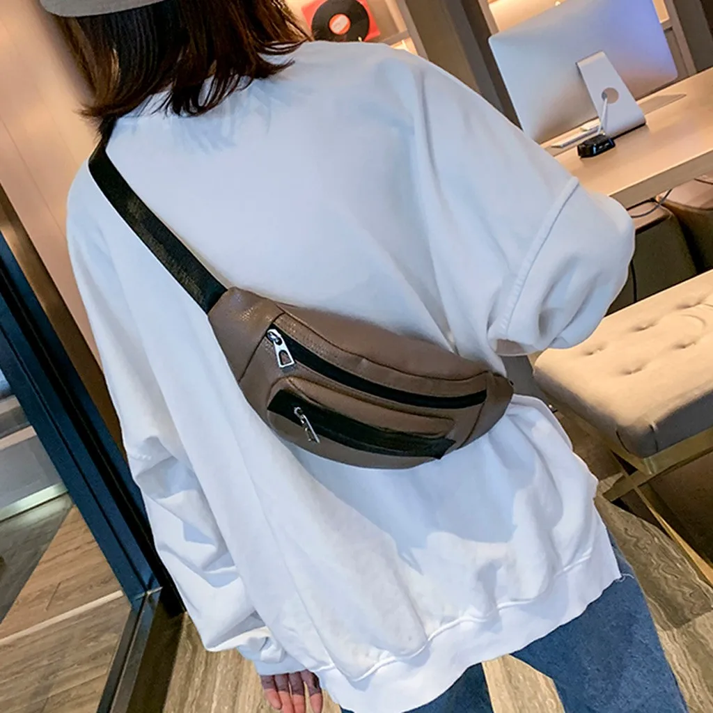 Поясная Сумка для бега кожаная тактическая поясная сумка женщин телефона денег