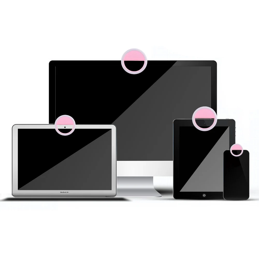 Светодиодный кольцевой светильник для селфи с USB портативная лампа телефона