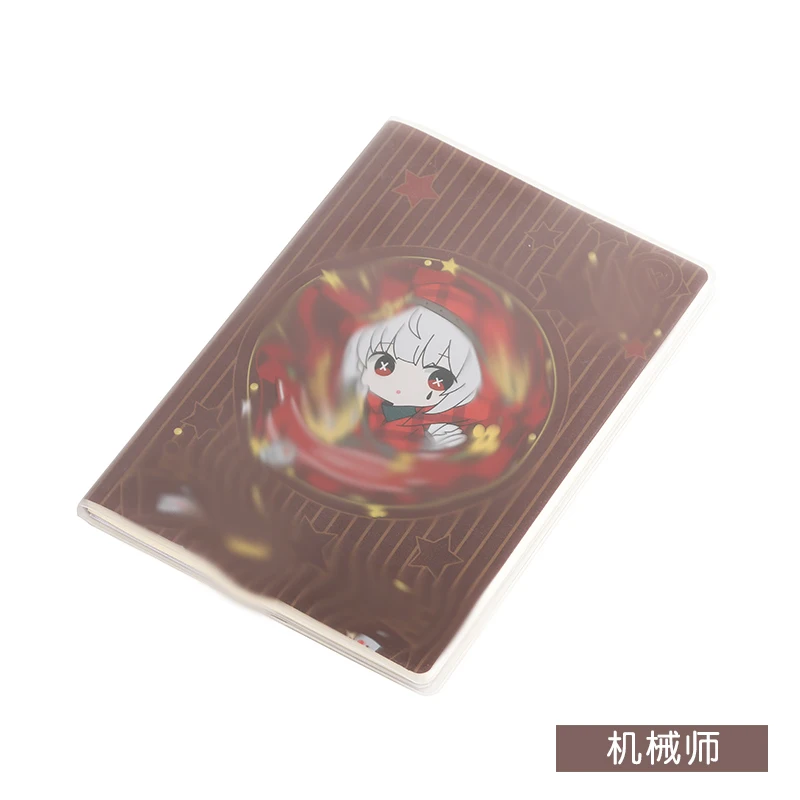 Записная книжка в стиле аниме с персонажами мультфильмов студенческие