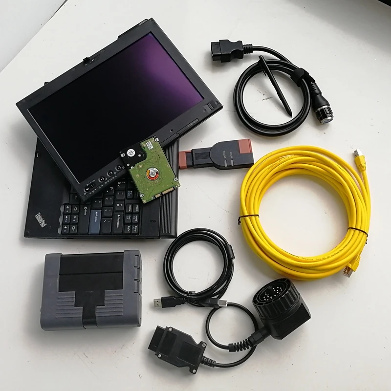 

2021 Profession Diagnostic Tool for BMW ICOM A2 Multi-language Softwar Win10 System in 1TB HDD Tablet X200T 4G Used Laptop