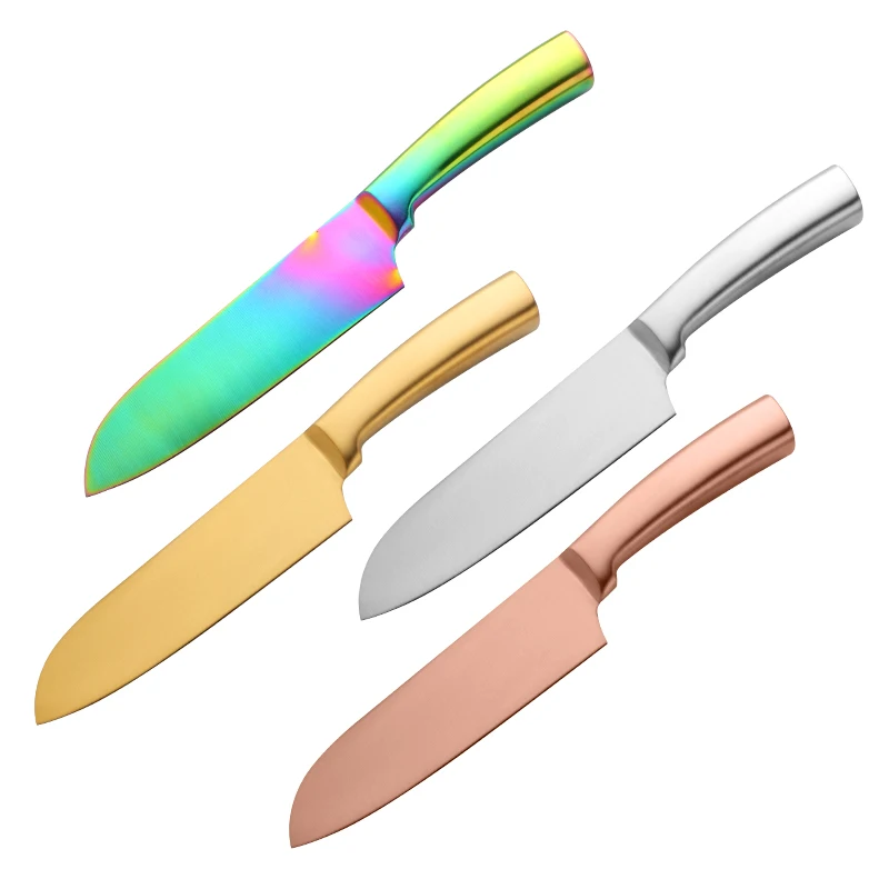 

BBQ Knife Stainless Steel Meat Knives Kitchen Utensil Fruit Vegetable Chopping Knife Cooking Accessories Golden Kit Cleaver