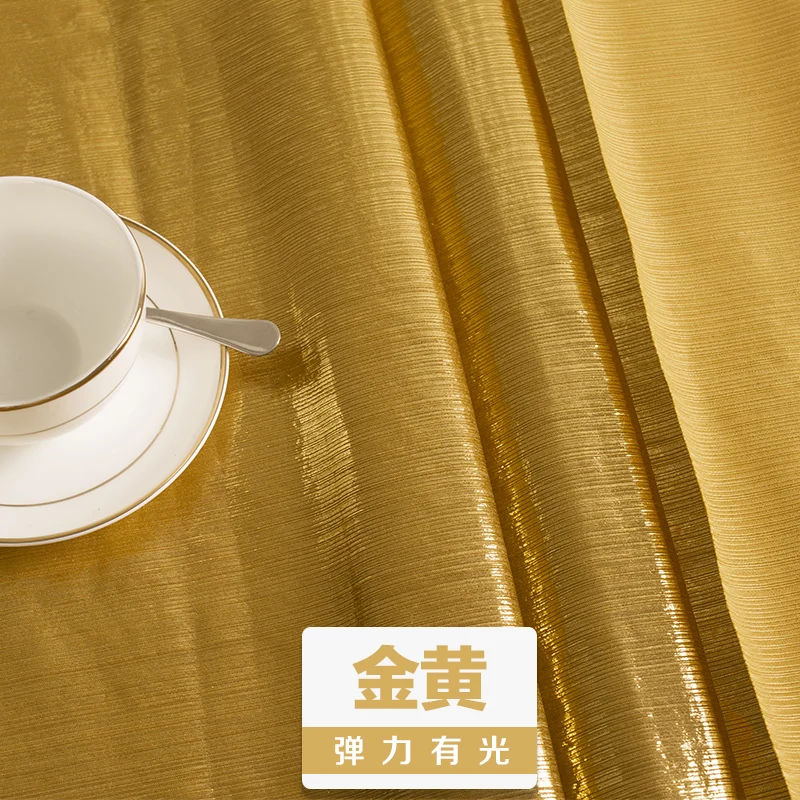 Яркий рисунок проволоки полоса Лазерная красочная ткань для одежды трикотажная