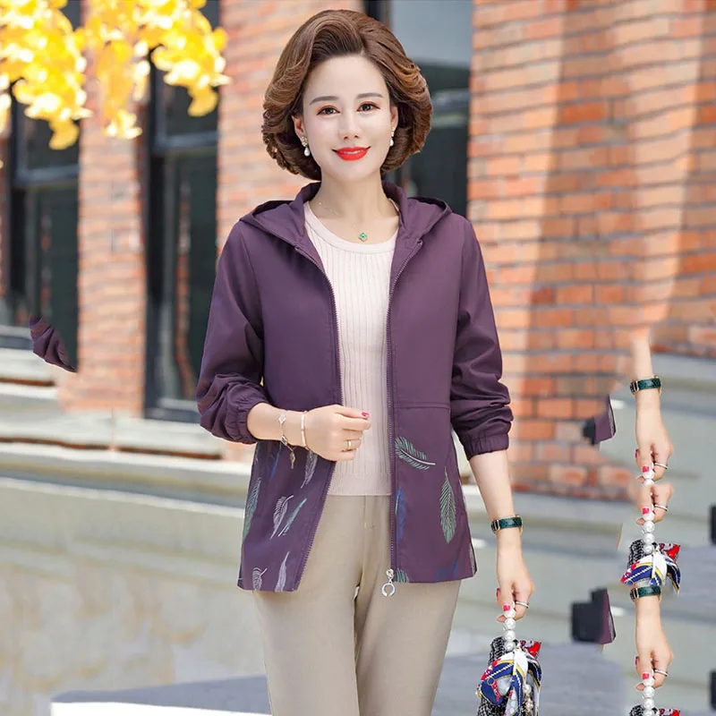 Тренч большого размера для женщин среднего возраста матерей высококачественное