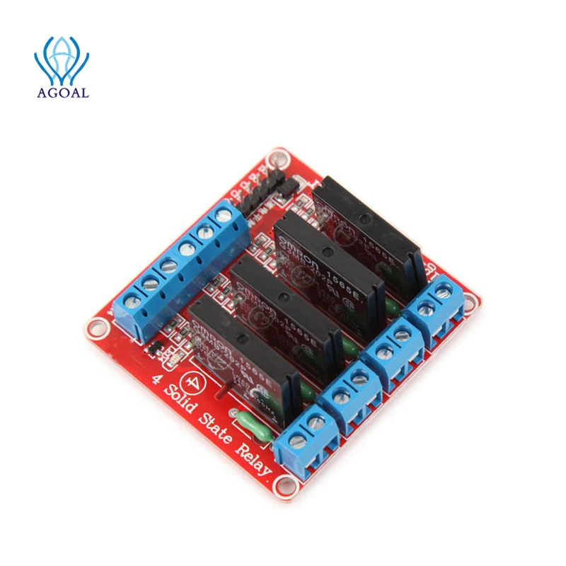 Твердотельное релейное устройство 5 В 4 канала высокая выходная мощность