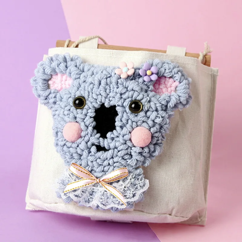 Дорожная сумка для хранения 15*13 см вязаный шерстяной ковер ручной работы