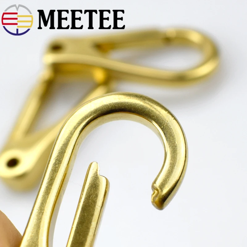 1/2 шт твердая латунная квадратная металлическая пряжка для сумки крюк Омаров