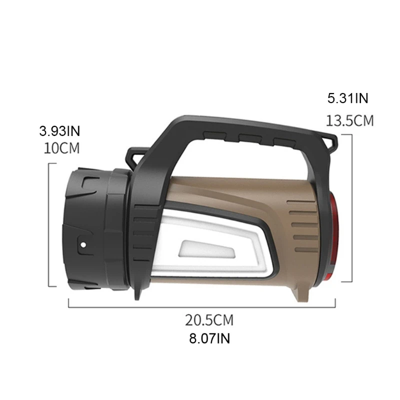 

XHP70 Outdoor Portable Searchlight LED Bright Waterproof Emergency Camping Light
