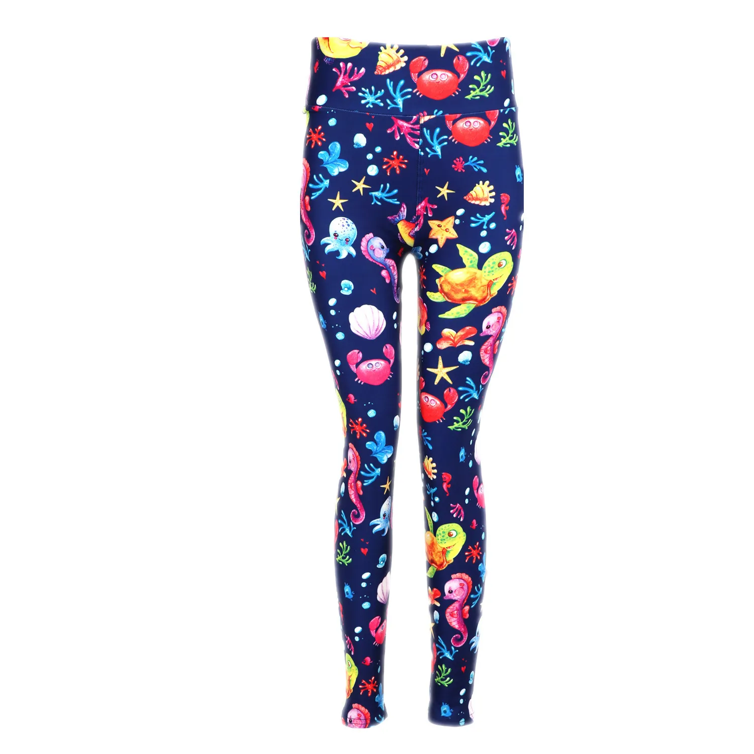 

Mommy Daughter Under Water World Sea Animals Fish Leggings