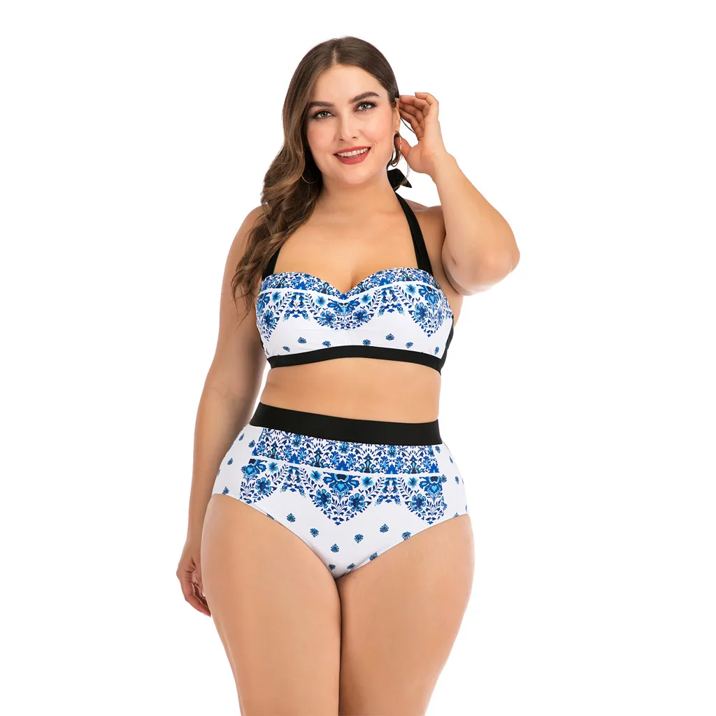 Женский купальник сексуальное бикини микро плюс размер бандаж с принтом