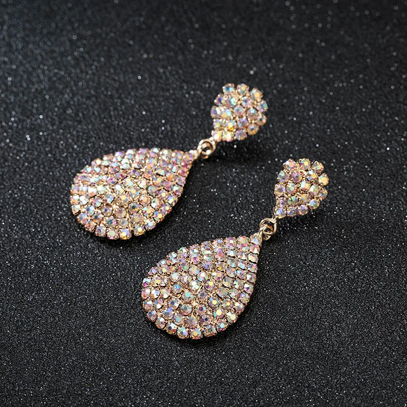 Серьги Bague Ringen в форме капли воды индивидуальные корейские Серебряные украшения