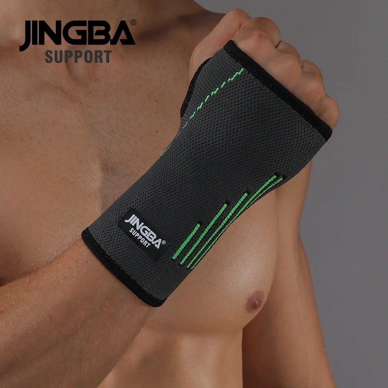 

JINGBA SUPPORT 1PCS Nylon Wristband weightlifting Wrist Support boxing hand wraps wrist brace boxing wrist handguard