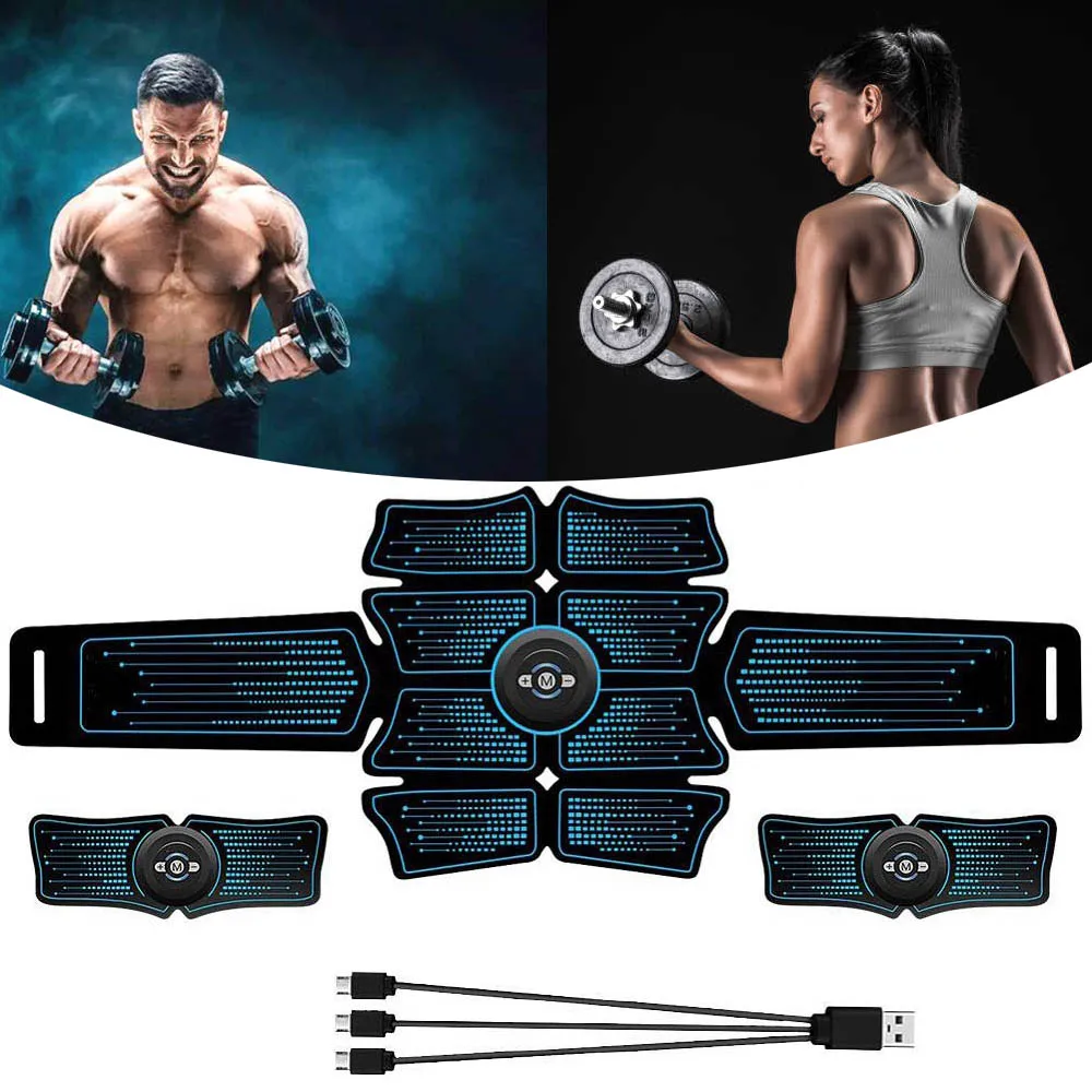 

Electro Muscle Stimulation Abdominal Stimulator Electroestimulador Muscular Hip Trainer Body Slimming Fitness Massage Gym EMS