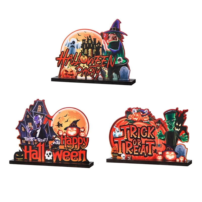 

Деревянное украшение для вечевечерние НКИ на Хэллоуин