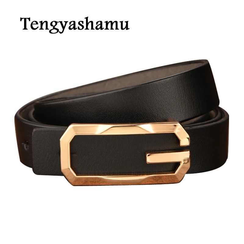 

2021 Women's Strap Casual Women 100% Genuine Leather Belt Women Strap Candy Color Belts Top Quality Jeans Belt Tengyashamu