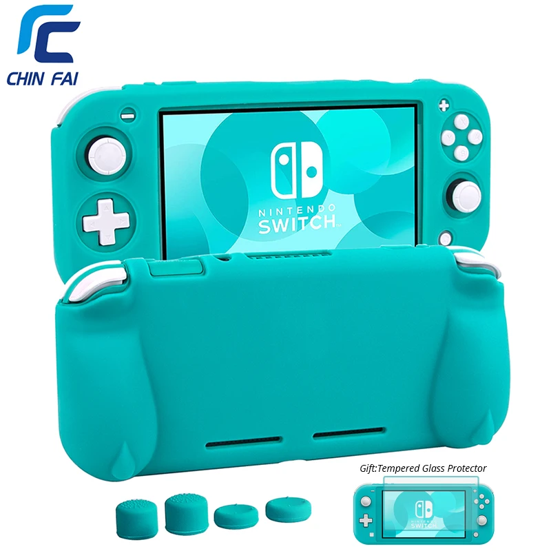 Силиконовый чехол для Nintendo Switch Lite мягкий эргономичный Нескользящий Резиновый