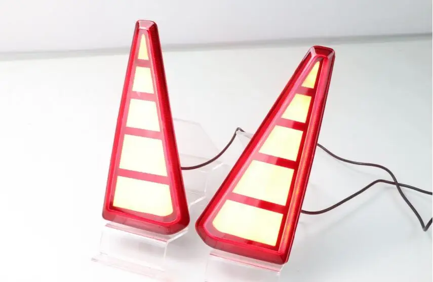 2 шт. Многофункциональный Автомобильный светодиодный задний противотуманный