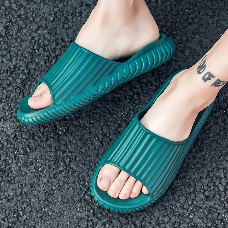 

Slippers Men'S Summer Non-Slip Wear-Resistant Outdoor 2021 New Step On Shit Sense Household Sandals And Slippers