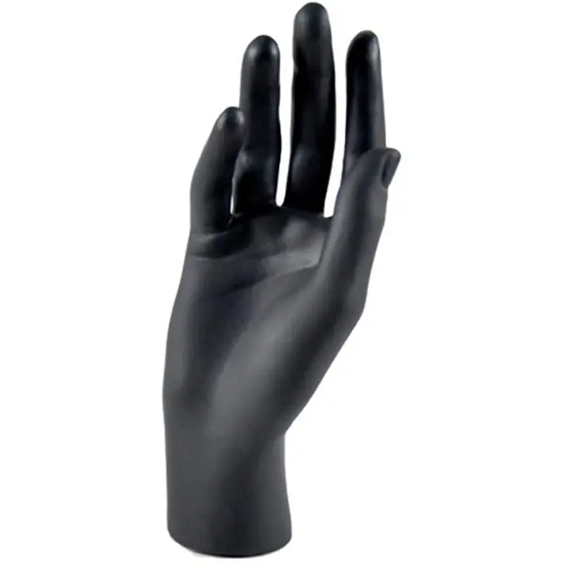 

Women's Hand Model Mannequin Hand Jewelry Bracelet Ring Glove Display Stand-Black R