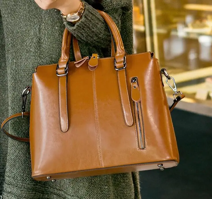 

Women's Leather Bag Shoulder Bag Purses and Handbags Luxury Designer High Quality Brown Handbags Crossbody Bags for Women