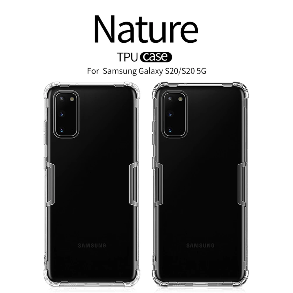 Для Samsung S20 чехол Nillkin из серии Nature прозрачный мягкий TPU для Galaxy S21 + Plus Ultra корпус 5G |